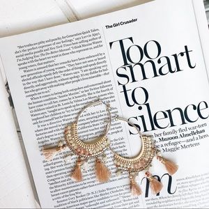 Tassel Boho Hoop Earrings